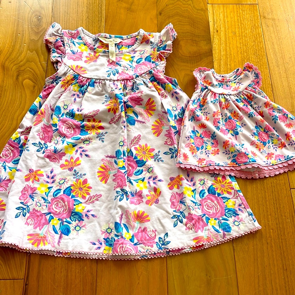 Mathilda Jane girl dress with matching doll dress size 4